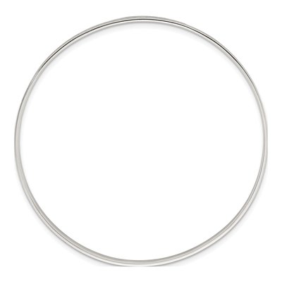 Sterling Silver Floral Vine Slip-On Bangle Bracelet – view 3