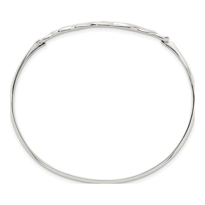 Sterling Silver Celtic Knot Bangle Bracelet – view 3