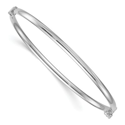 Sterling Silver Hinged Bangle Bracelet
