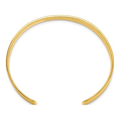 Gold-Plated Sterling Silver Cuff Bracelet – view 3