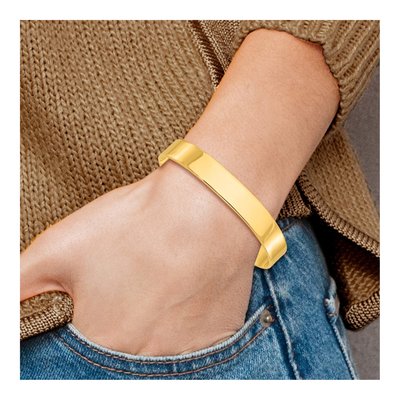 Gold-Plated Sterling Silver Cuff Bracelet – view 5