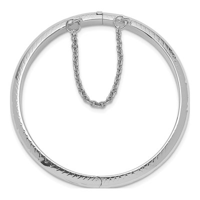 Sterling Silver Baby Bangle Bracelet – view 3