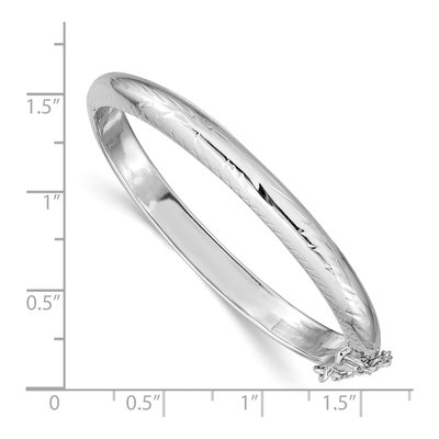 Sterling Silver Baby Bangle Bracelet – view 4