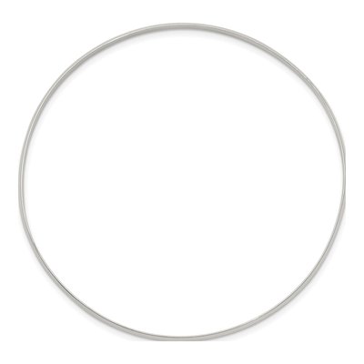 Sterling Silver Slip-On Bangle Bracelet – view 2