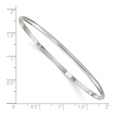 Sterling Silver Slip-On Bangle Bracelet – view 3