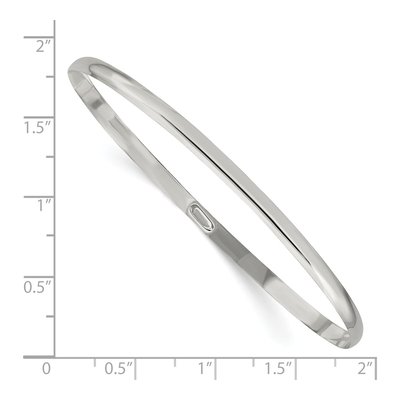 Sterling Silver Slip-On Bangle Bracelet – view 3