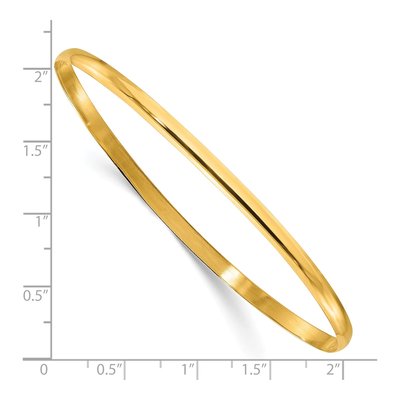 Gold-Plated Sterling Silver Slip-On Bangle Bracelet – view 4