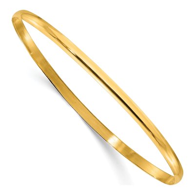 Gold-Plated Sterling Silver Slip-On Bangle Bracelet