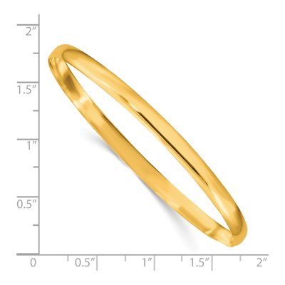 Gold-Plated Sterling Silver Slip-On Bangle Bracelet – view 3