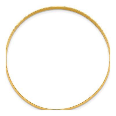 Gold-Plated Sterling Silver Slip-On Bangle Bracelet – view 3