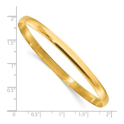 Gold-Plated Sterling Silver Slip-On Bangle Bracelet – view 4