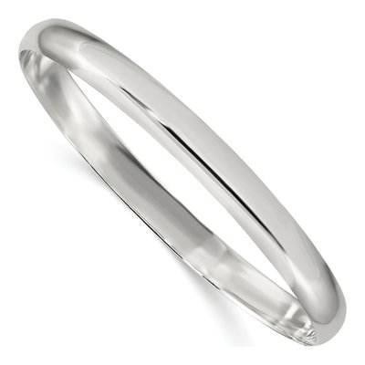 Sterling Silver Slip-On Bangle Bracelet