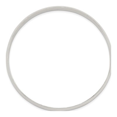 Sterling Silver Bangle Bracelet – view 3