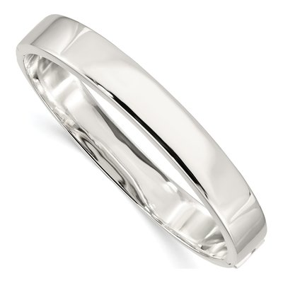 Sterling Silver Hinged Bangle Bracelet