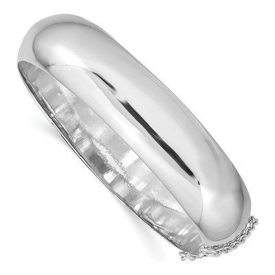 Sterling Silver Hinged Bangle Bracelet