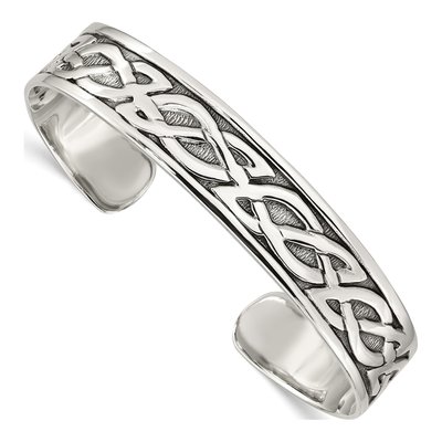 Sterling Silver Celtic Cuff Bracelet