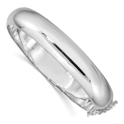 Sterling Silver Hinged Bangle Bracelet