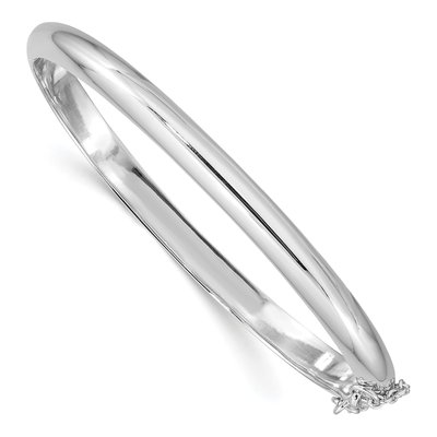 Sterling Silver Hinged Bangle Bracelet