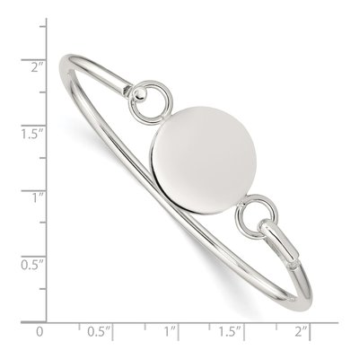 Sterling Silver Bangle Bracelet – view 4