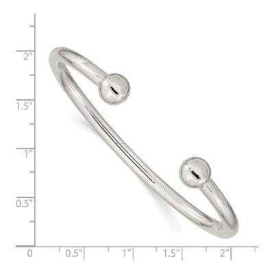 Sterling Silver Cuff Bracelet – view 4