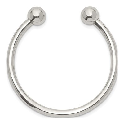 Sterling Silver Baby Cuff Bangle Bracelet – view 3
