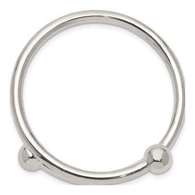 Sterling Silver Baby Bangle Bracelet – view 3
