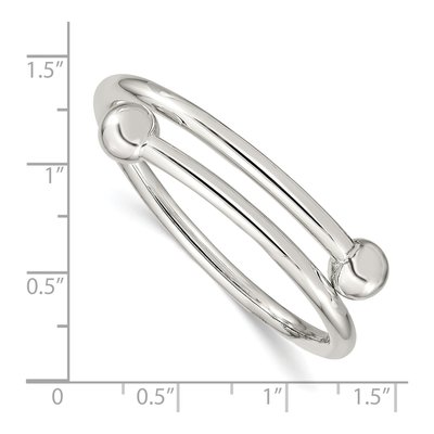 Sterling Silver Baby Bangle Bracelet – view 4