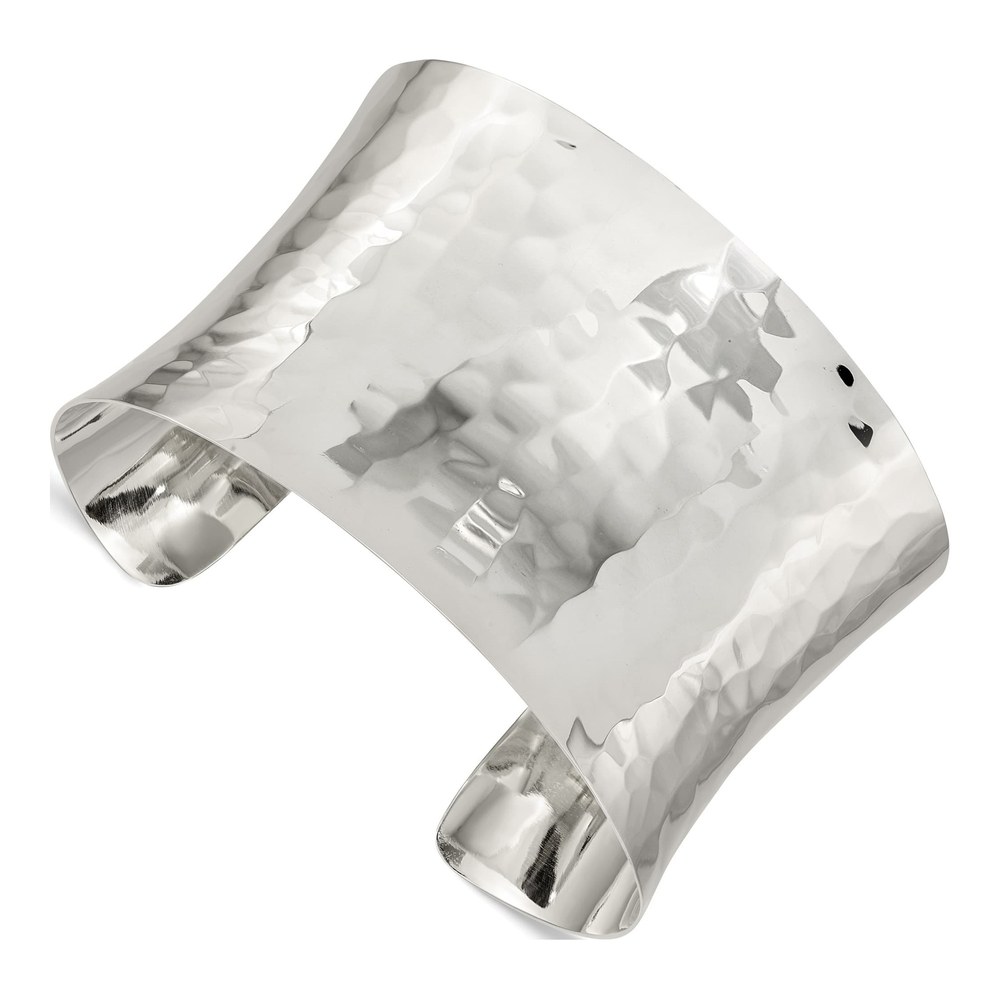 Sterling Silver Hammered Cuff Bracelet