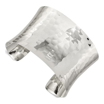 Sterling Silver Hammered Cuff Bracelet