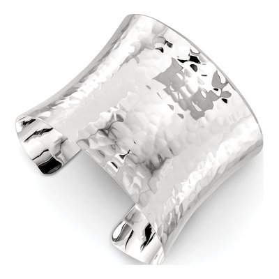 Sterling Silver Hammered Cuff Bracelet