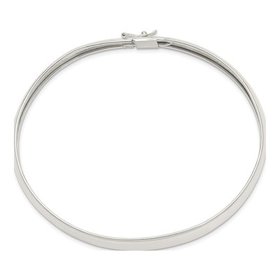 Sterling Silver Flexible Bangle Bracelet – view 3