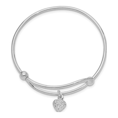 Sterling Silver Baby Bangle Bracelet – view 3