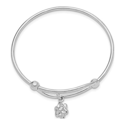 Sterling Silver Baby Bangle Bracelet – view 3
