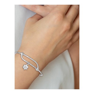 Sterling Silver Baby Bangle Bracelet – view 5