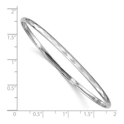 Sterling Silver Bangle Bracelet – view 4