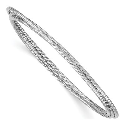 Sterling Silver Twisted Bangle Bracelet