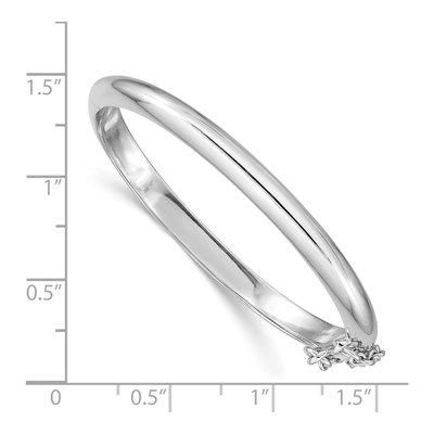 Sterling Silver Kids' Bangle Bracelet – view 4