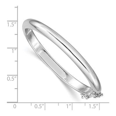 Sterling Silver Kids' Bangle Bracelet – view 4