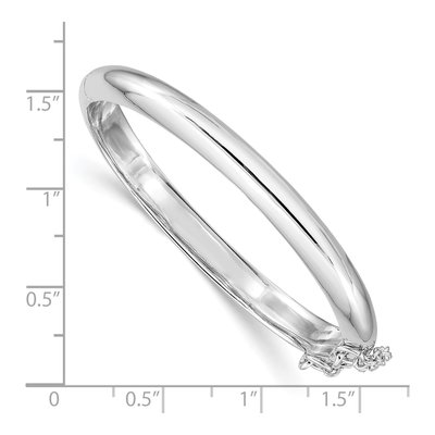 Sterling Silver Kids' Bangle Bracelet – view 4
