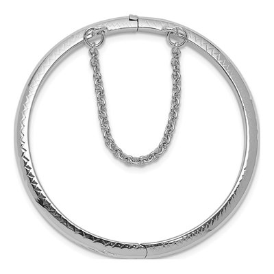 Sterling Silver Kids' Bangle Bracelet – view 3