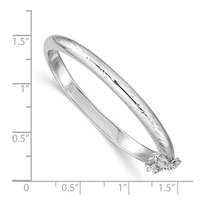 Sterling Silver Kids' Bangle Bracelet – view 4