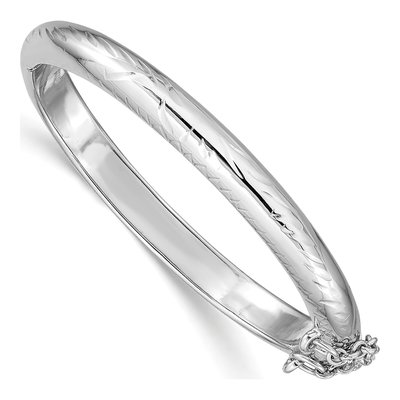 Sterling Silver Kids' Hinged Bangle Bracelet