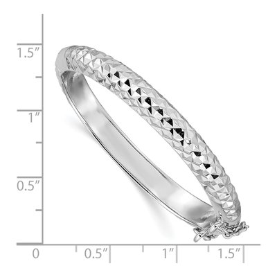 Sterling Silver Children's Bangle Bracelet – view 4