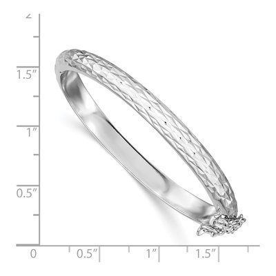 Sterling Silver Kids' Bangle Bracelet – view 4