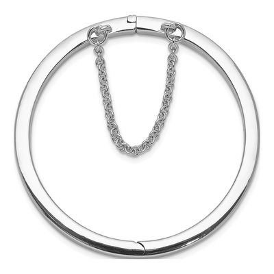 Sterling Silver Kids' Bangle Bracelet – view 3