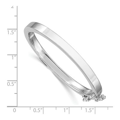 Sterling Silver Kids' Bangle Bracelet – view 4