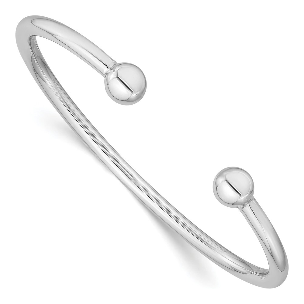 Sterling Silver Kids' Cuff Bangle Bracelet