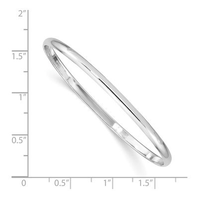 Sterling Silver Kids' Slip-On Bangle Bracelet – view 4