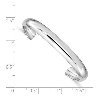 Sterling Silver Kids' Cuff Bangle Bracelet – view 4