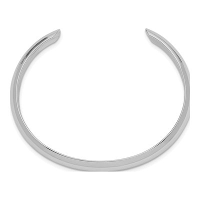 Sterling Silver Girl's Cuff Bangle Bracelet – view 3